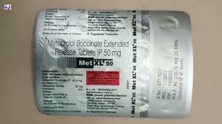 Met XL 50 Tablet  Met XL Tablet  Metoprolol Succinate Tablets  Met XL 50mg Tablet Uses Benefits [upl. by Narat]