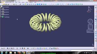 Catia V5 Spiral Helix [upl. by Hnaht733]