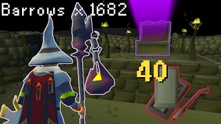 Completing Barrows With 40 Old Lockpicks [upl. by Mariandi459]