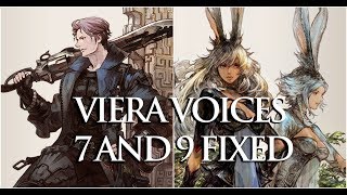 Patch 501 Viera Voices 7 and 9 fixed Finally FFXIV Shadowbringers [upl. by Acacia]