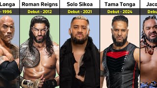 WWE Anoai Family All Wrestlers Debut [upl. by Hildie199]