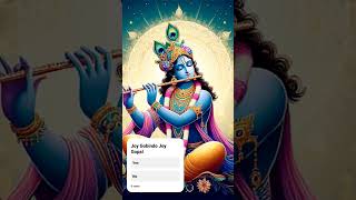 Joy Gobindo Joy Gopal song krishnasong [upl. by Lotsyrc]