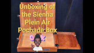 Sienna Plein Air Pochade Box Unboxing [upl. by Merideth]