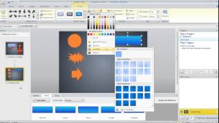 Articulate Storyline tutorial How to turn any shape into a custom button [upl. by Ennazzus122]