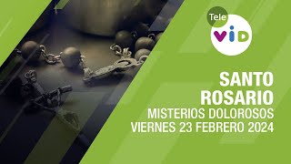 Santo Rosario de hoy Viernes 23 Febrero de 2024 📿 Misterios Dolorosos TeleVID SantoRosario [upl. by Nayt837]