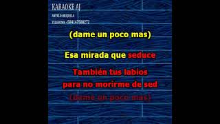 ADOLESCENTES ORQUESTA DAME UN POCO MAS KARAOKE [upl. by Oetam]