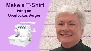 TShirt on an OverlockerSerger [upl. by Decima]