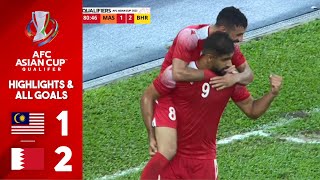 Malaysia vs Bahrain 12 Highlights amp All Goals  Asian Cup 2022 [upl. by Annahs462]