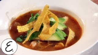 Spicy Tortilla Soup  Emeril Lagasse [upl. by Aicatsue]