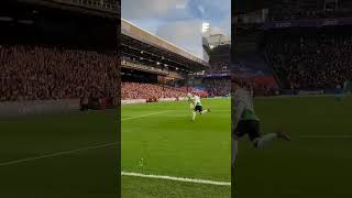 This pitchside angle of Harvey Elliott’s late winner… 😮‍💨 shorts [upl. by Eltsryk167]