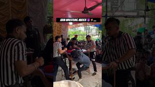 ArmWrestling match 😱🪝💪powerful attitude agrasen fitness shots viralvideo [upl. by Adamik407]