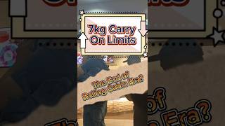 7kg Carry On Limits Ends the Rolling Cabin Era travel airlines airport vlog [upl. by Schulze306]