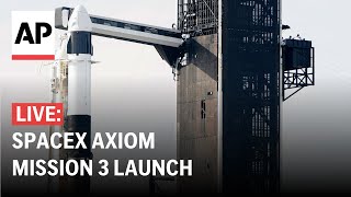 SpaceX launch LIVE Watch Falcon 9 liftoff in Axiom Mission 3 [upl. by Paluas]