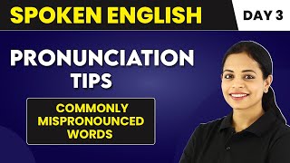 Common Pronunciation Mistakes  Pronunciation Tips Day 3  Spoken English Course📚 [upl. by Maximilianus]