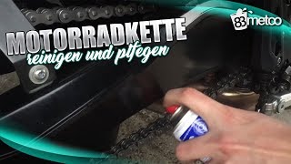 Motorradkette richtig reinigen und pflegen schmieren  Motorradpflege  83metoo Community [upl. by Jordanna358]