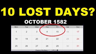 When have we LOST 10 Days How does the Gregorian calendar work  On This Day  4th October [upl. by Toby]