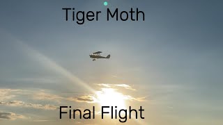 Tiger Moth Final Flight  Crash [upl. by Ellegna376]