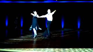 Mary Gummerson performs a Cha cha at Superior Ballrooms Fall Masquerade [upl. by Wenonah]