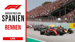 Großer Preis von Spanien Das Rennen  Formel 1 Live Watchparty Livetiming [upl. by Baler353]