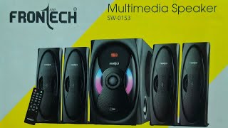 FRONTECH HOMETHEATERHIGH BASS  SW0153 41 SPEAKER unboxing review hometheater frontech 2024 [upl. by Hatty298]