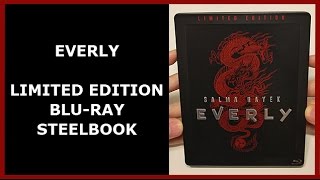 EVERLY  LIMITED EMBOSSED BLURAY STEELBOOK UNBOXING [upl. by Ahsimaj]