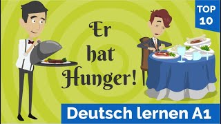 Deutsch lernen mit Dialogen  Lektion 17  Wortschatz im Restaurant sich beschweren  Aussprache [upl. by Kcirre]