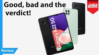 Samsung Galaxy A22 5G review The good the bad and the verdict [upl. by Ramak901]