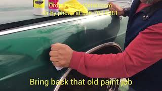 Lukat Best Old Car Paint Polisher Restores Old Auto Back To Like New [upl. by Hesketh]