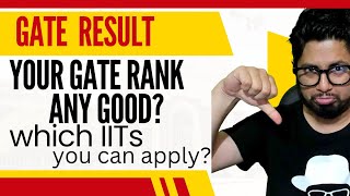 GATE result 2023  GATE score and list of IITs you can apply [upl. by Margeaux]