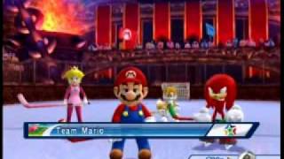 Mario amp Sonic at the Olympic Winter Games  Dream Ice Hockey [upl. by Edie26]