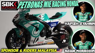 Presentation PETRONAS MIE RACING HONDA WorldSBK 2023 [upl. by Fellner]