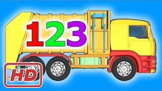 Binkie TV  Learn Numbers  Garbage Truck Videos For Kids [upl. by Spiegleman]