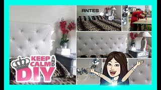 DIY Cómo hacer cabeceras de cama con tapizado 2019   TAPICERIA  Diy headboards [upl. by Marabelle]