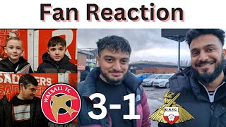 Fan Reaction after Walsall 31 Doncaster [upl. by Shieh]