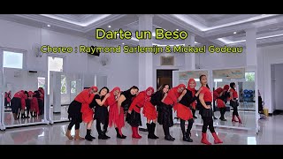 Darte un Beso Line Dance  Improver  Lanata LD Class [upl. by Marty211]