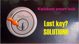 Kwikset Smart lock lost key SOLUTION [upl. by Sandler]