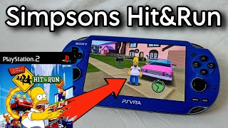 The BIGGEST Ps Vita Port of 2024 is HERE and I LOVE IT  Simpsons Hit amp Run [upl. by Lucrece]