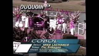 2001 DuQuoin State Fair COBOL Mike Lachance World Trotting Derby Heat 2 [upl. by Idurt]