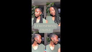 DIY MINI AFROSPRING TWIST TUTORIAL [upl. by Esmaria]