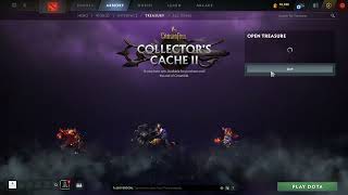 Opening New Treasure Dota 2 Collector Cache II dota2 [upl. by Mazman395]