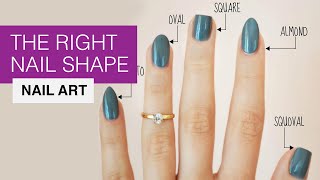 How to Choose the Right Nail Shape for Your Fingers [upl. by Eniamaj]