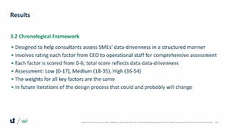 Measuring Data Drivenness In SMES Identifying Relevant Key Factors for A Scoring Model [upl. by Aicilyhp]