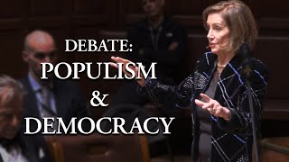 Nancy Pelosi argues that populism is a threat to democracy due to voters being manipulated 56 [upl. by Doehne]