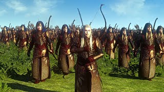 Elves of Lothlorien Vs Orcs of Minas Morgul  Lord of the Rings Cinematic Battle [upl. by Nyladnohr518]