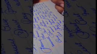 beautiful handwriting l cursive writing l trending handwriting viral video ✍️😲 [upl. by Son]