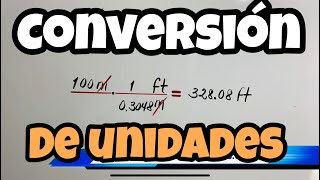 CONVERSION DE UNIDADES de LONGITUD  Súper fácil  metros pies kilómetros millas 📏📐 [upl. by Auoy142]