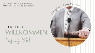 Gottesdienst mit Reinhard Sakowski am 101124 [upl. by Llerruj386]