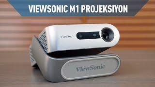 ViewSonic M1 Mobil LED Projektör İncelemesi [upl. by Merrielle]