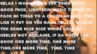 Alkaline One More Time lyrics videoAll Inclusive Riddim February 2016 [upl. by Nivel]