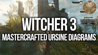 Witcher 3  ALL Mastercrafted Ursine Diagram Locations Upgrade Gear and Weapons [upl. by Dora284]